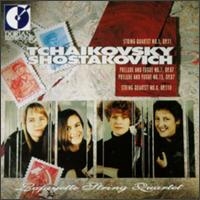 Tschaikowsky/Schostakowitsch - String Quartet No 1 in der Gruppe CD / Klassiskt bei Bengans Skivbutik AB (5509043)
