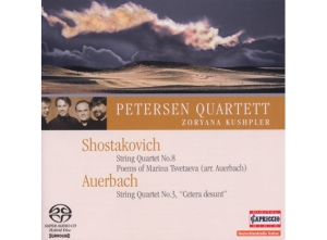 Auerbach/Shostakovich - String Quartets in der Gruppe CD / Klassiskt bei Bengans Skivbutik AB (5509869)