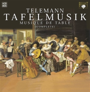 Telemann G P - Tafelmusik (Complete) in der Gruppe CD / Klassiskt bei Bengans Skivbutik AB (5509873)