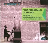 Giorgio Questa - From Frescobaldi To Brahms in der Gruppe CD / Klassiskt bei Bengans Skivbutik AB (5509894)