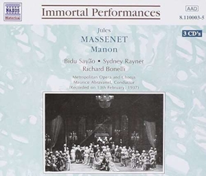 Massenet Jules - Massenet: Manon in der Gruppe CD bei Bengans Skivbutik AB (5510026)