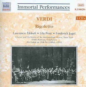 Verdi Giuseppe - Verdi:Rigoletto in der Gruppe CD / Klassiskt bei Bengans Skivbutik AB (5510027)