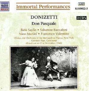 Donizetti Gaetano - Donizetti:Don Pasquale in der Gruppe CD bei Bengans Skivbutik AB (5510028)