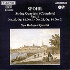 Spohr Louis - String Quartet Op 84 1 & 2 in der Gruppe CD / Klassiskt bei Bengans Skivbutik AB (5510093)