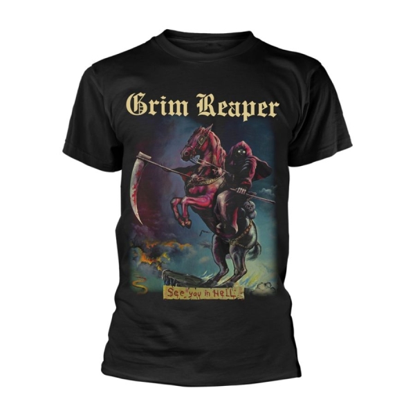 Grim Reaper - T/S See You In Hell (Xxl) in der Gruppe MERCH / Kleidung / T-Shirts bei Bengans Skivbutik AB (5510247)