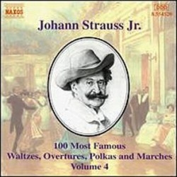 Strauss Johann Ii - 100 Most Famous Works 4 in der Gruppe CD / Klassiskt bei Bengans Skivbutik AB (5510991)