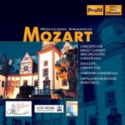 Mozart - Concerto For Basset Clarinet in der Gruppe CD / Klassiskt bei Bengans Skivbutik AB (5511454)