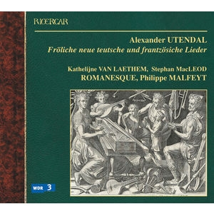 Utendal  Alexander - Utendal / Froliche Neue Teutsche in der Gruppe CD bei Bengans Skivbutik AB (5511504)