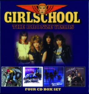 Girlschool - Bronze Years (4Cd Box Set) in der Gruppe CD / Pop-Rock bei Bengans Skivbutik AB (5511591)