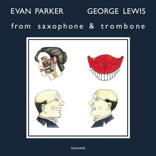 Evan Parker & George Lewis - From Saxophone And Trombone in der Gruppe VINYL / Jazz bei Bengans Skivbutik AB (5512114)