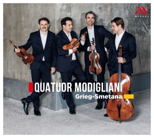 Quatuor Modigliani - Grieg-Smetana in der Gruppe UNSERE TIPPS / Freitagsveröffentlichungen / Fredag den 12:e Jan 24 bei Bengans Skivbutik AB (5512148)