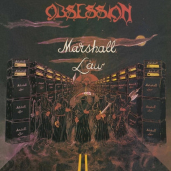 Obsession - Marshall Law (Red Vinyl Lp) in der Gruppe VINYL / Hårdrock bei Bengans Skivbutik AB (5512227)