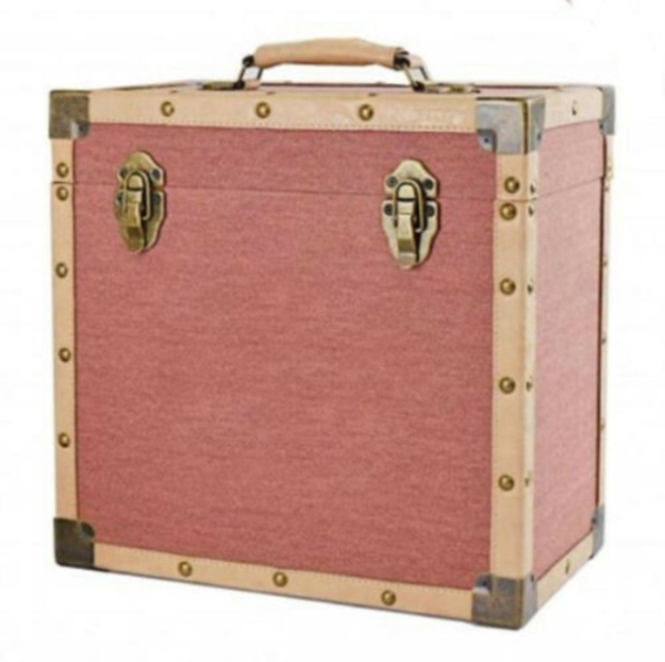 Record Storage Case - Burgandy Cloth in der Gruppe Vinylzubehör bei Bengans Skivbutik AB (5512357)