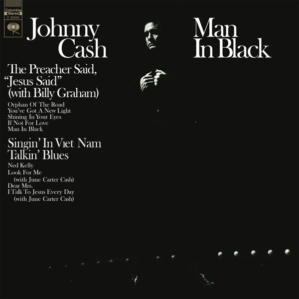 Johnny Cash - Man In Black in der Gruppe UNSERE TIPPS / Freitagsveröffentlichungen / Fredag den 2:e Februari 2024 bei Bengans Skivbutik AB (5512923)