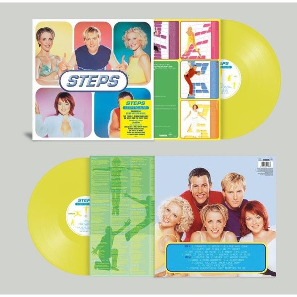 Steps - Steptacular (140G Neon Yellow Vinyl) in der Gruppe VINYL bei Bengans Skivbutik AB (5513414)