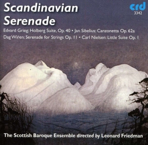 Scottish Baroque Ensemble Friedman - Scandinavian Serenade in der Gruppe MUSIK / CD-R / Klassiskt bei Bengans Skivbutik AB (5513479)
