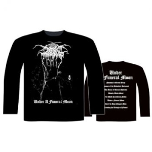 Darkthrone - L/S Under A Funeral Moon (L) in der Gruppe MERCHANDISE / T-shirt / Hårdrock bei Bengans Skivbutik AB (5513740)