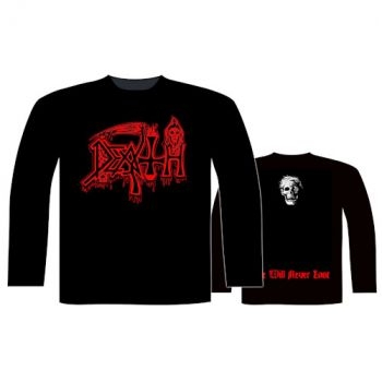 Death - L/S Life Will Never Last (M) in der Gruppe MERCH / Kleidung / T-Shirts bei Bengans Skivbutik AB (5513751)