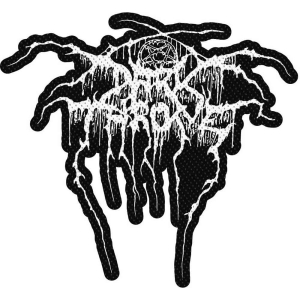 Darkthrone - Logo Cut Out Standard Patch in der Gruppe MERCHANDISE / Accessoarer / Hårdrock bei Bengans Skivbutik AB (5513956)