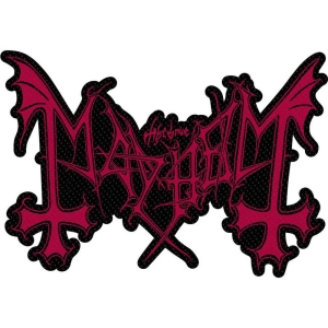 Mayhem - Logo Cut Out Standard Patch in der Gruppe MERCHANDISE / Accessoarer / Hårdrock bei Bengans Skivbutik AB (5513957)