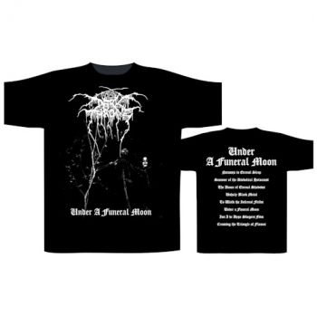 Darkthrone - T/S Under A Funeral Moon/Album (Xxl in der Gruppe MERCH / Kleidung / T-Shirts bei Bengans Skivbutik AB (5514034)