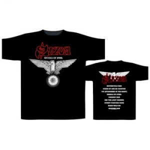 Saxon - T/S Wheels Of Steel (Xl) in der Gruppe BW-T-shirts bei Bengans Skivbutik AB (5514040)