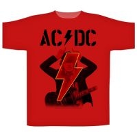 Ac/Dc - T/S Angus Pwr Up Red (L) in der Gruppe MERCHANDISE / T-shirt / Hårdrock bei Bengans Skivbutik AB (5514047)