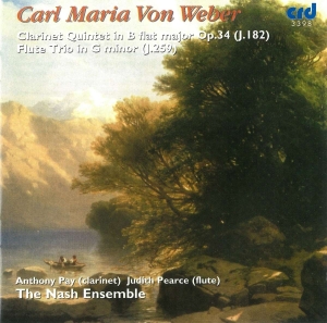 Weber Carl Maria Von - Clarinet Quintet In B Flat J182 / F in der Gruppe Övrigt / Klassiskt bei Bengans Skivbutik AB (5514154)
