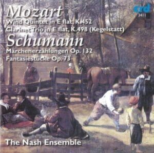 Mozart / Schumann - Wind Quintet K452 & Clarinet Trio K in der Gruppe MUSIK / CD-R / Klassiskt bei Bengans Skivbutik AB (5514166)