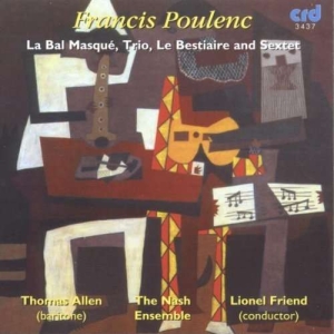 Poulenc Francis - Le Bal Masqué / Le Bestiaire in der Gruppe MUSIK / CD-R / Klassiskt bei Bengans Skivbutik AB (5514208)