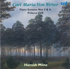 Weber Carl Maria Von - Piano Sonatas Nos. 3 & 4 in der Gruppe Övrigt / Klassiskt bei Bengans Skivbutik AB (5514251)