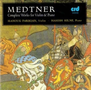 Medtner Nikolai - Complete Works For Violin & Piano in der Gruppe MUSIK / CD-R / Klassiskt bei Bengans Skivbutik AB (5514258)