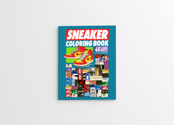 Bok - Sneaker Coloring Book in der Gruppe Övrigt /  bei Bengans Skivbutik AB (5514392)