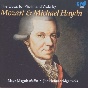 W A Mozart & Michael Haydn - Duos For Violin & Viola in der Gruppe Övrigt / Klassiskt bei Bengans Skivbutik AB (5514524)