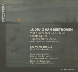 Gruppo Montobello & Henk Guittart - Beethoven: Violin Romances Op.40 & 50/Sonata Op.69/Triple Concerto Op.56 in der Gruppe UNSERE TIPPS / Freitagsveröffentlichungen / Fredag den 26:e Jan 24 bei Bengans Skivbutik AB (5514681)