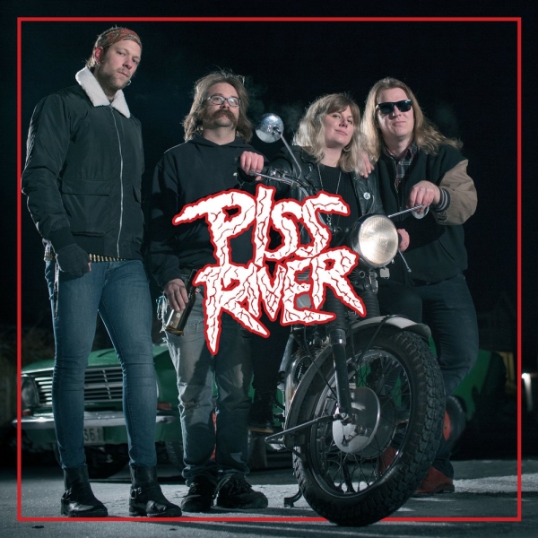 Piss River - S/T Lp Red Limited Edition in der Gruppe VINYL / Pop-Rock bei Bengans Skivbutik AB (5515279)