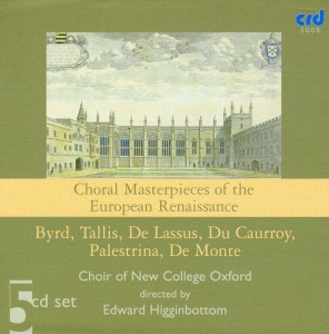 The Choir Of New College Oxford Ed - Choral Masterpieces Of The European in der Gruppe Övrigt / Klassiskt bei Bengans Skivbutik AB (5516054)