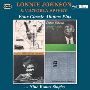Johnson Lonnie /Spivey Victoria - Four Classic Albums Plus in der Gruppe UNSERE TIPPS / Freitagsveröffentlichungen / Fredag Den 23:e Februari 2024 bei Bengans Skivbutik AB (5516517)