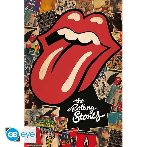 Rolling Stones - Poster Maxi Collage 91,5X61 in der Gruppe MERCHANDISE / Poster / Pop-Rock bei Bengans Skivbutik AB (5516626)
