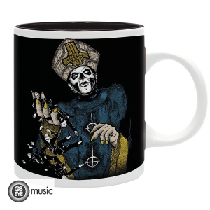 Ghost - Papa On The World On Fire Mug 320 ml in der Gruppe MERCHANDISE / Tasse / Heavy Metal bei Bengans Skivbutik AB (5516629)