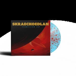 Skraeckoedlan - The Vermillion Sky (Ltd Blue Vinyl with Red Splatter) in der Gruppe VINYL / Hårdrock,Pop-Rock,Svensk Musik bei Bengans Skivbutik AB (5516787)