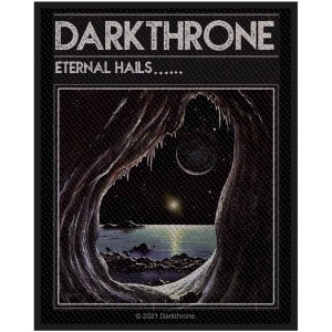 Darkthrone - Eternal Hails Standard Patch in der Gruppe MERCHANDISE / Merch / Hårdrock bei Bengans Skivbutik AB (5516835)