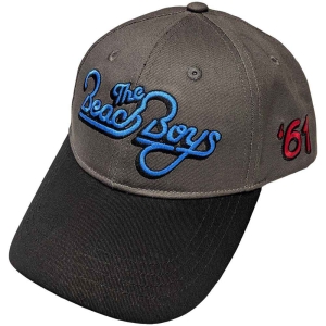 The Beach Boys - '65 Grey/Bl Baseball C in der Gruppe MERCHANDISE / Merch / Pop-Rock bei Bengans Skivbutik AB (5517601)