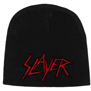 Slayer  - Beanie Hat: Scratched Logo in der Gruppe MERCHANDISE / Merch / Hårdrock bei Bengans Skivbutik AB (5517626)