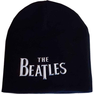 The Beatles  - Beanie Hat: Drop T Logo (Silver) in der Gruppe MERCHANDISE / Merch / Pop-Rock bei Bengans Skivbutik AB (5517636)
