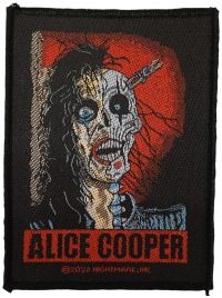 Alice Cooper - Patch Trashed (9,8 X 7,3) Cm) in der Gruppe MERCHANDISE / Stoffaufnäher / Heavy Metal bei Bengans Skivbutik AB (5517863)