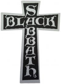 Black Sabbath - Patch Cross Logo Cut Out (10 X 7,3 in der Gruppe MERCHANDISE / Stoffaufnäher / Heavy Metal bei Bengans Skivbutik AB (5517870)