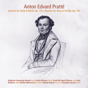 Anton Edvard Pratte - Quartets For Harp & Winds/Strings in der Gruppe CD bei Bengans Skivbutik AB (5518000)