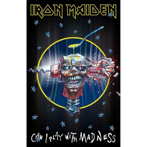 Iron Maiden - Can I Play With Madness Textile Poster in der Gruppe MERCHANDISE / Merch / Hårdrock bei Bengans Skivbutik AB (5518151)