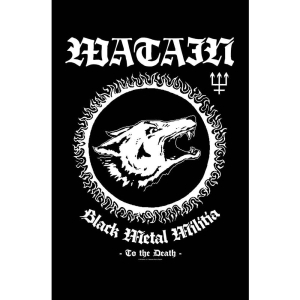 Watain - Black Metal Militia Textile Poster in der Gruppe MERCHANDISE / Merch / Hårdrock bei Bengans Skivbutik AB (5518153)